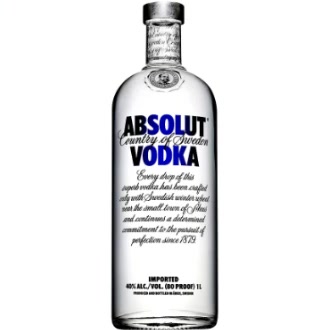 Водка Absolut, 1 л, 1000 ml · 40% · Sweden